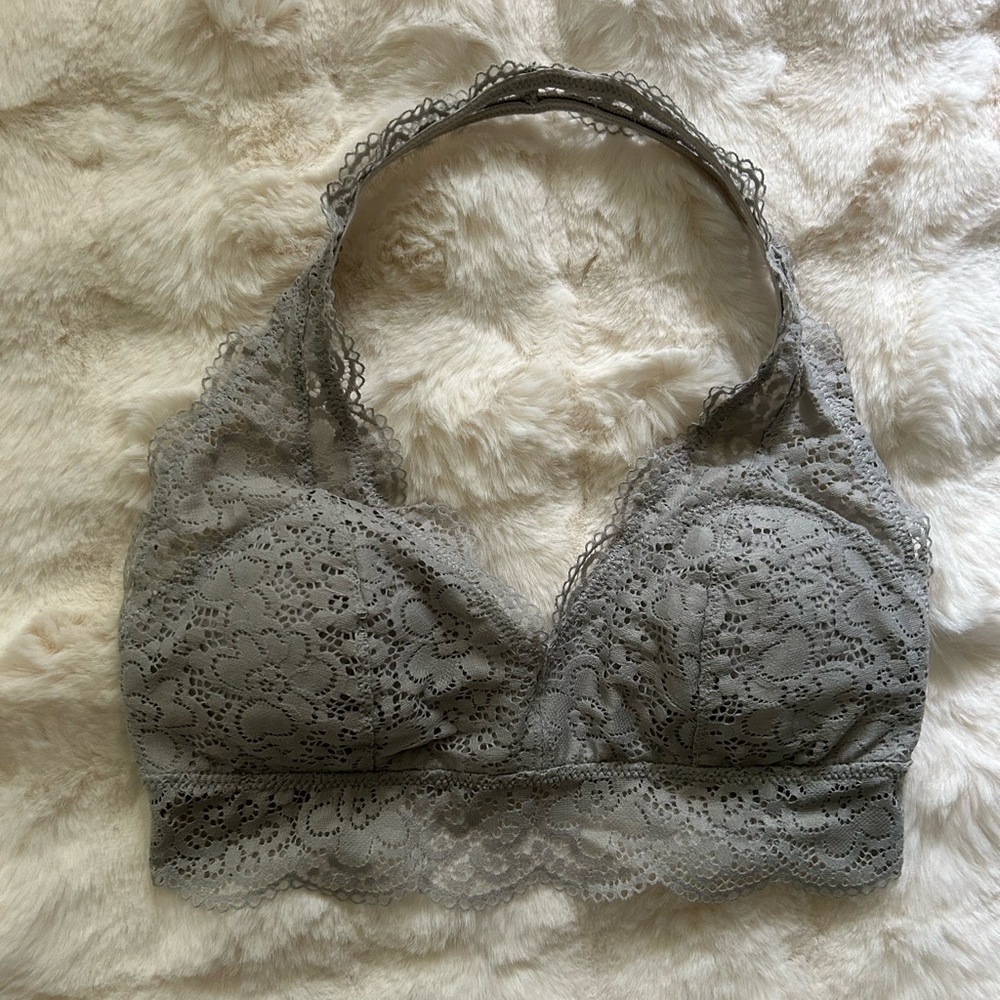 Aerie Wireless  Floral Lace Bra